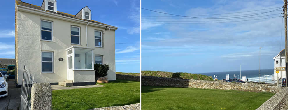Tregundy Farmhouse is minutes from the beach at Perranporth
